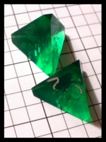 Dice : Dice - DM Collection - Armory 1st Generation Transparent Green D4 - Ebay Feb 2012